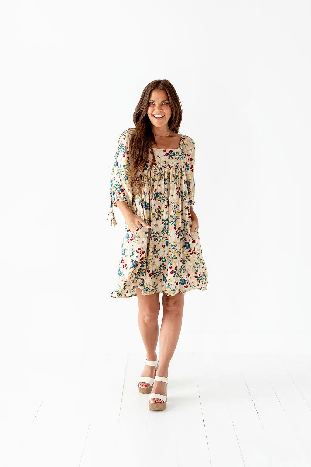 Mirabel Floral Swing Dress