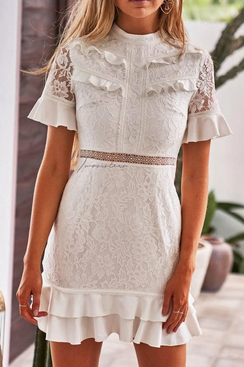 Monty Dress - White