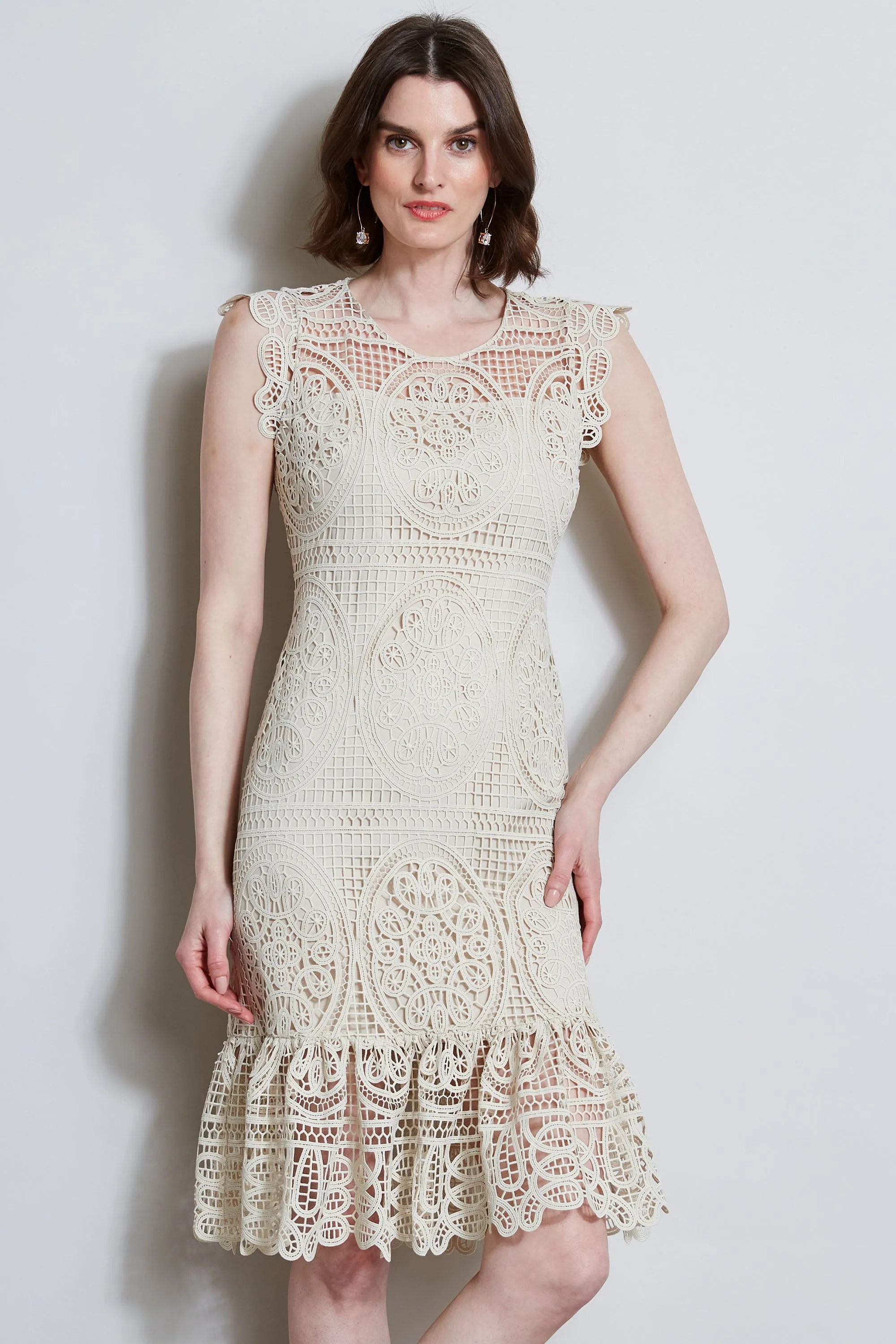 Mosaic Lace Dress