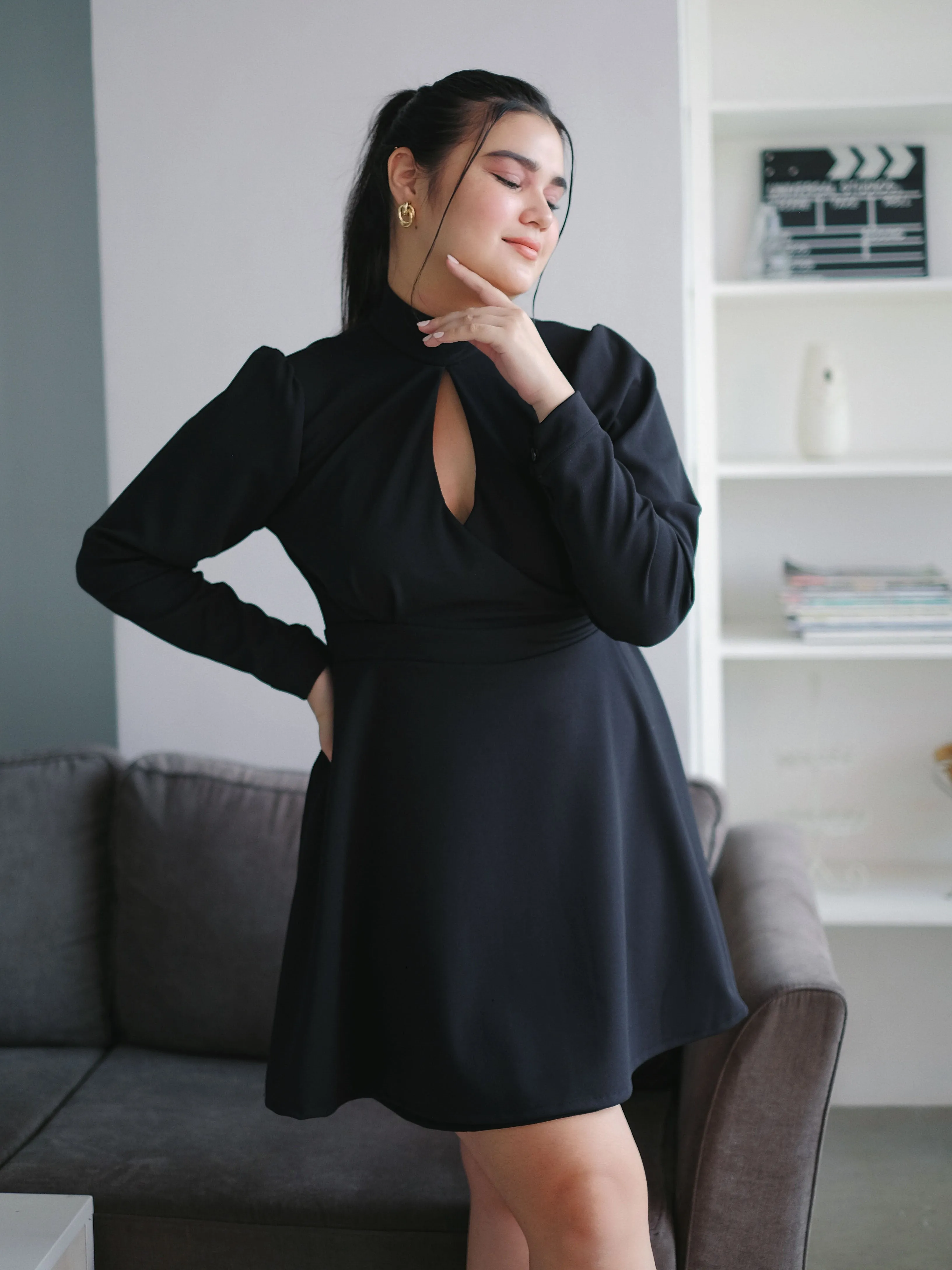 Natashia Dress - black