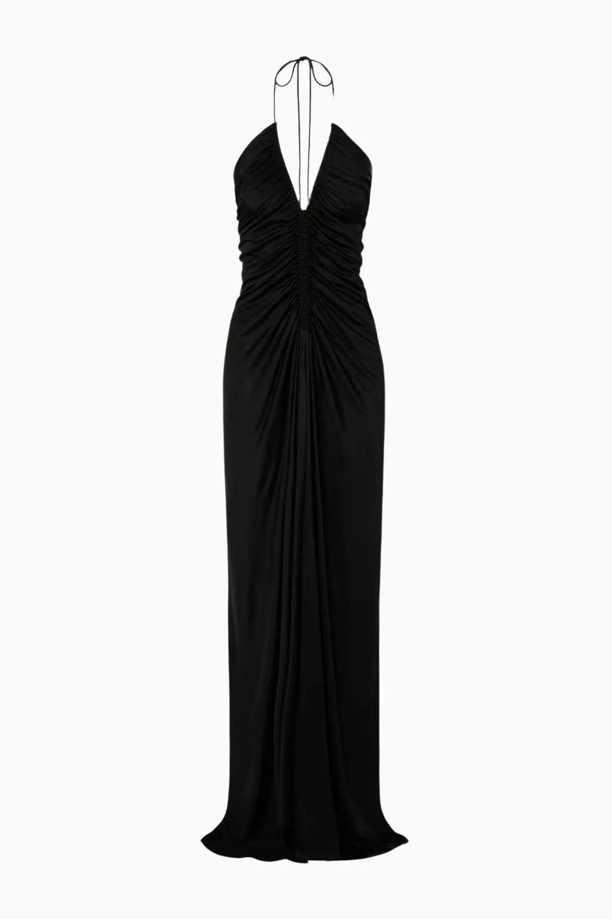 Petar Petrov Moon Rising Halter Maxi Dress - Black