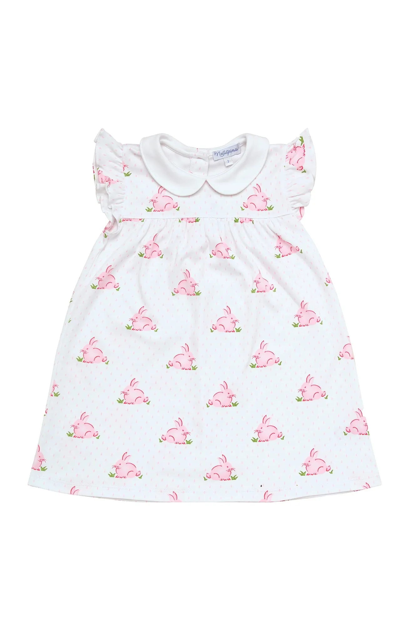 Pink Bunnies Ruffle Playtime Dress