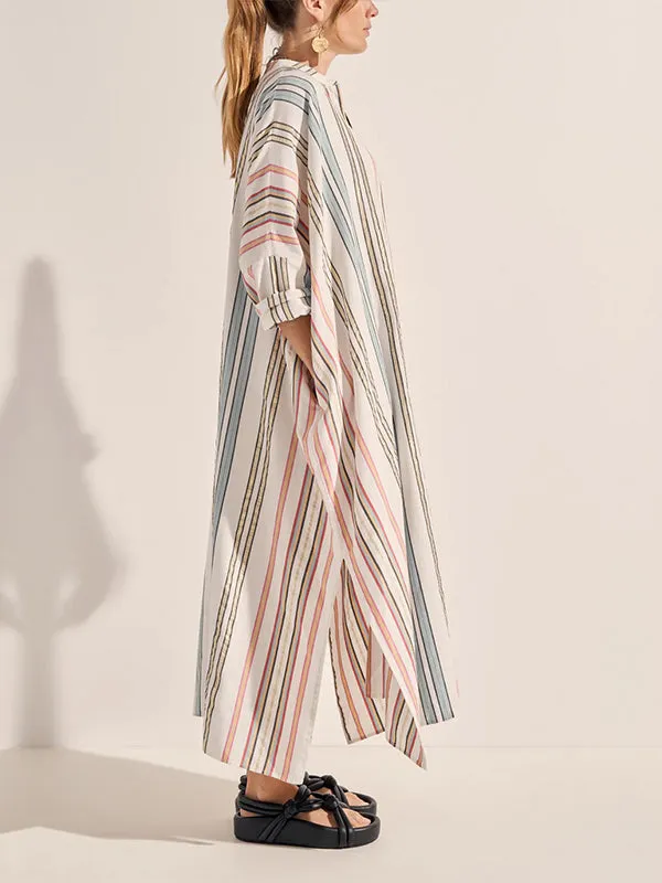 Pollux Maxi Dress in Byron Stripe