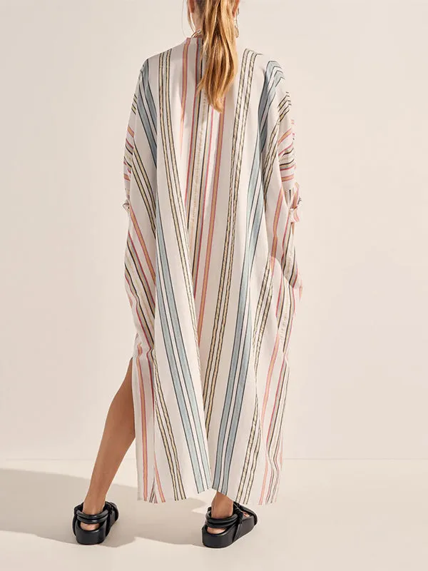 Pollux Maxi Dress in Byron Stripe