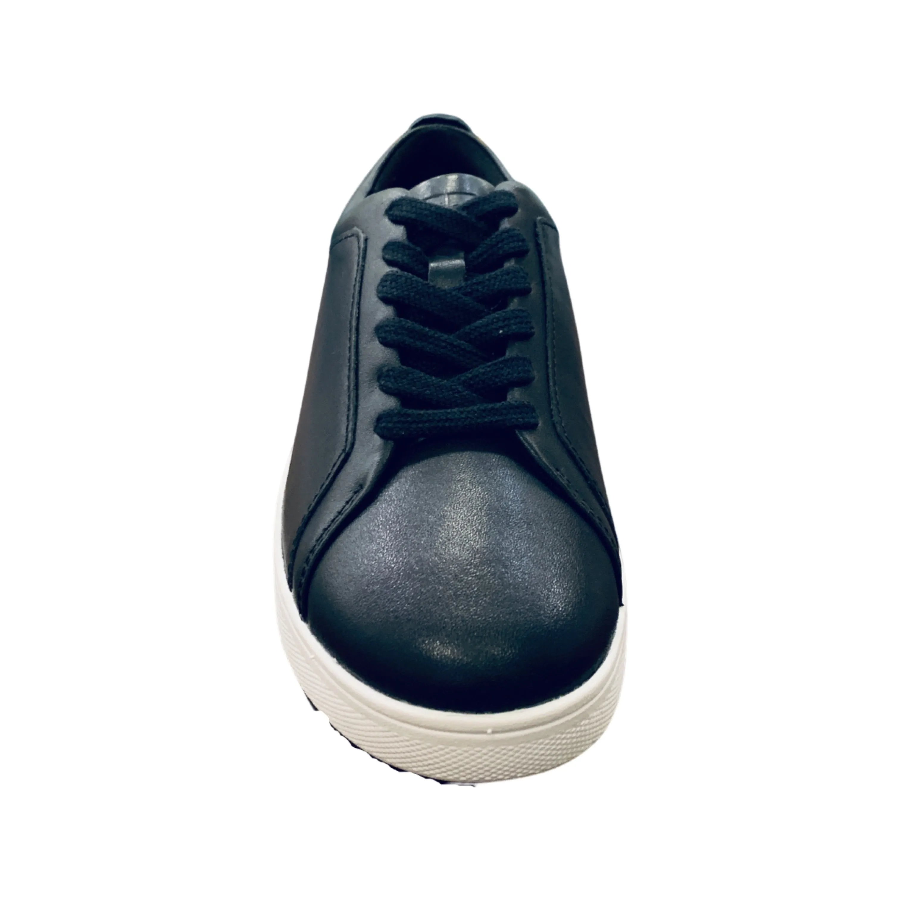 Rally Black Leather Sneaker