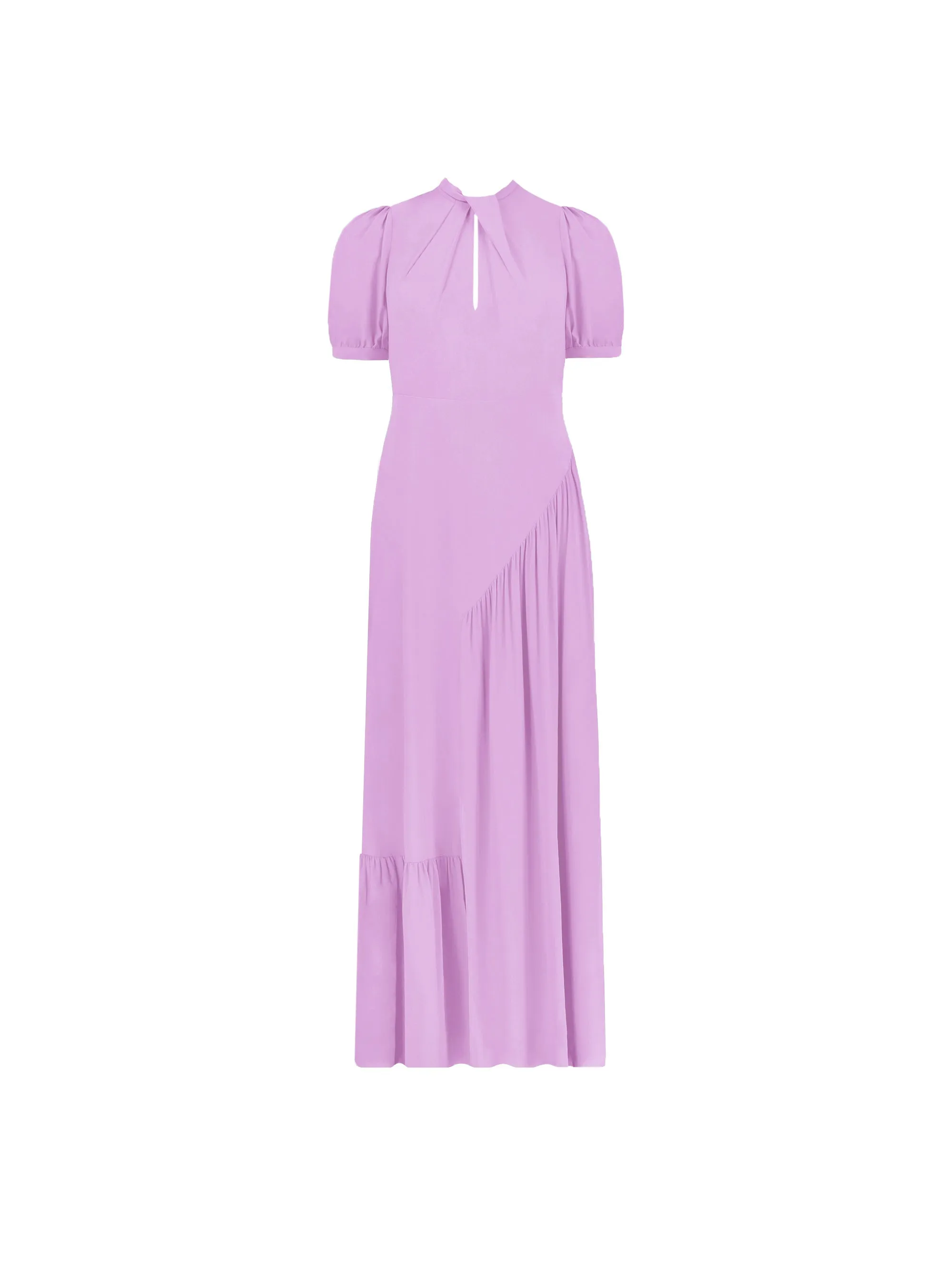 Scarlett Lilac Twist Neck Maxi Dress