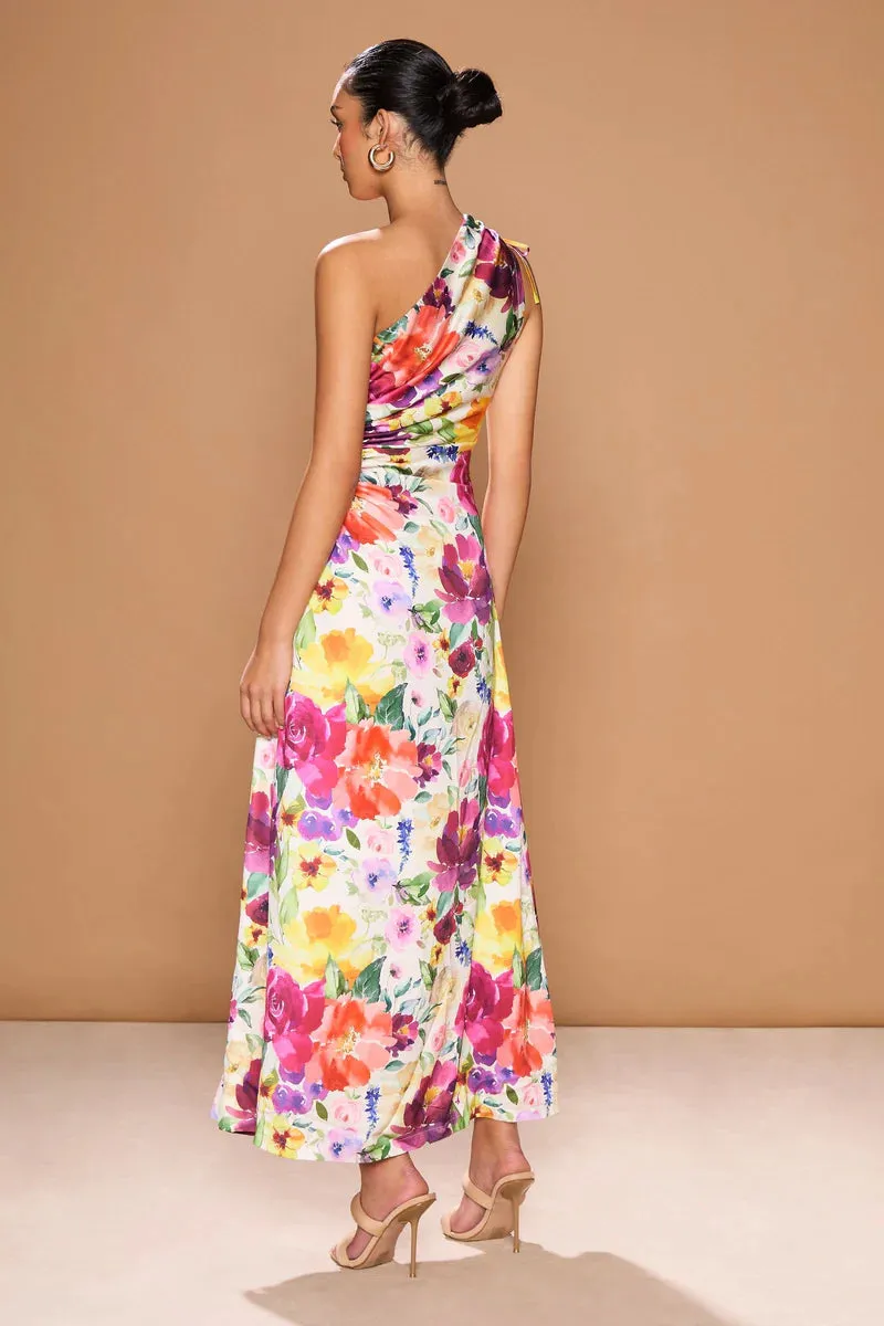 Sonya Moda Nour Midi Dress - Watercolour Print