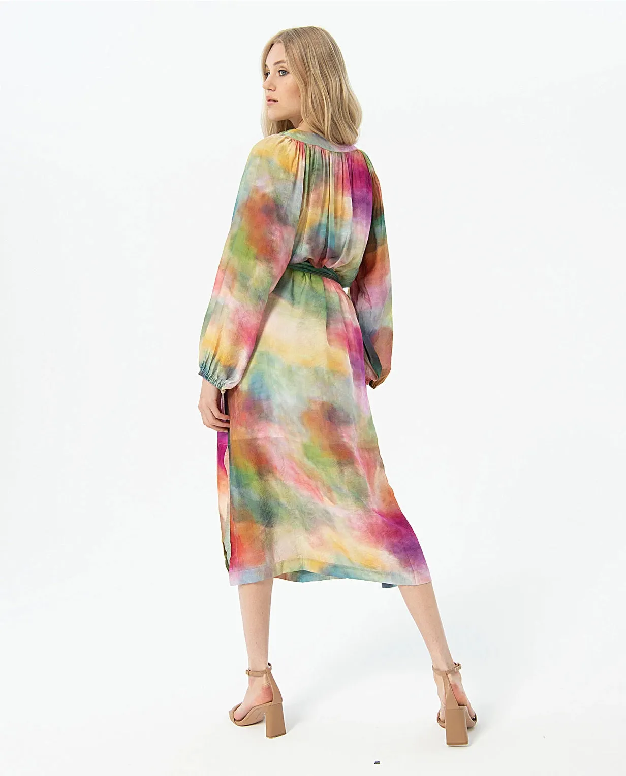 Splash of Colors Midi Dress