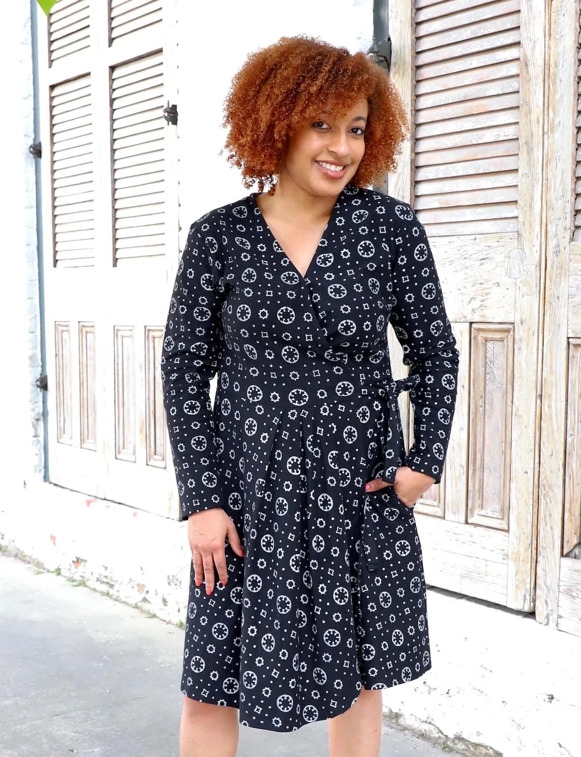 Stella Organic Wrap Dress