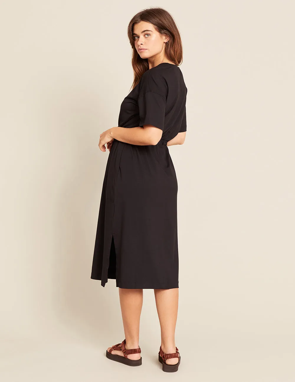 T-Shirt Tie Dress - Black