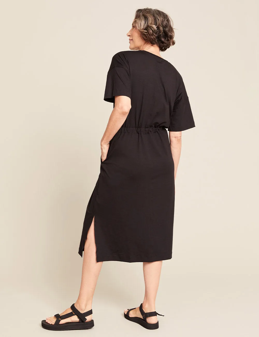 T-Shirt Tie Dress - Black