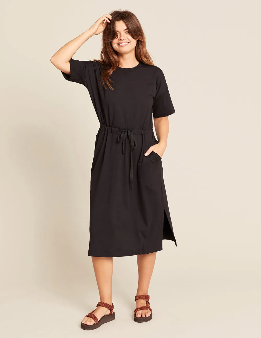 T-Shirt Tie Dress - Black