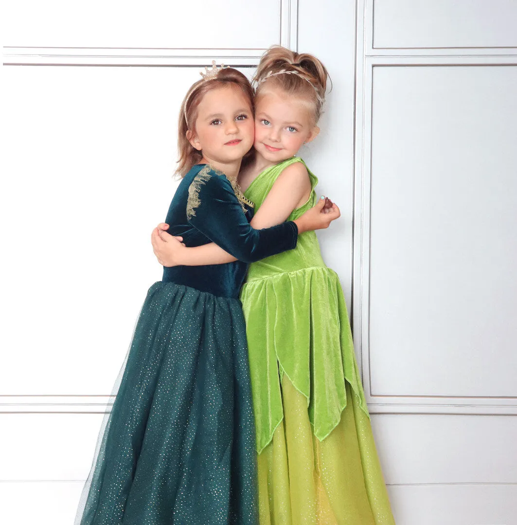 The Frog Princess or Tinker Fairy Duo Costume Dress