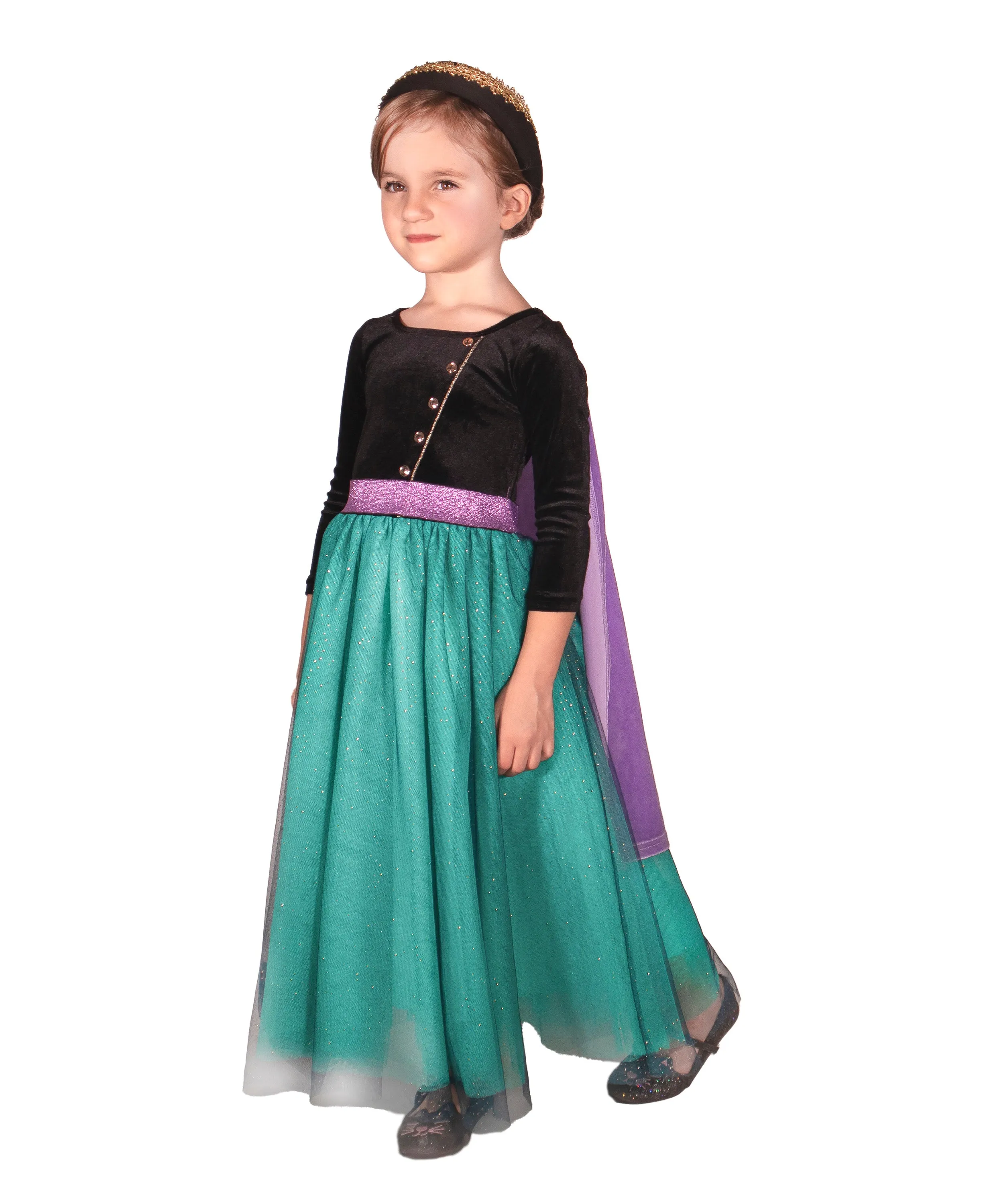 The Winter Princess to Queen Coronation Costume Dress