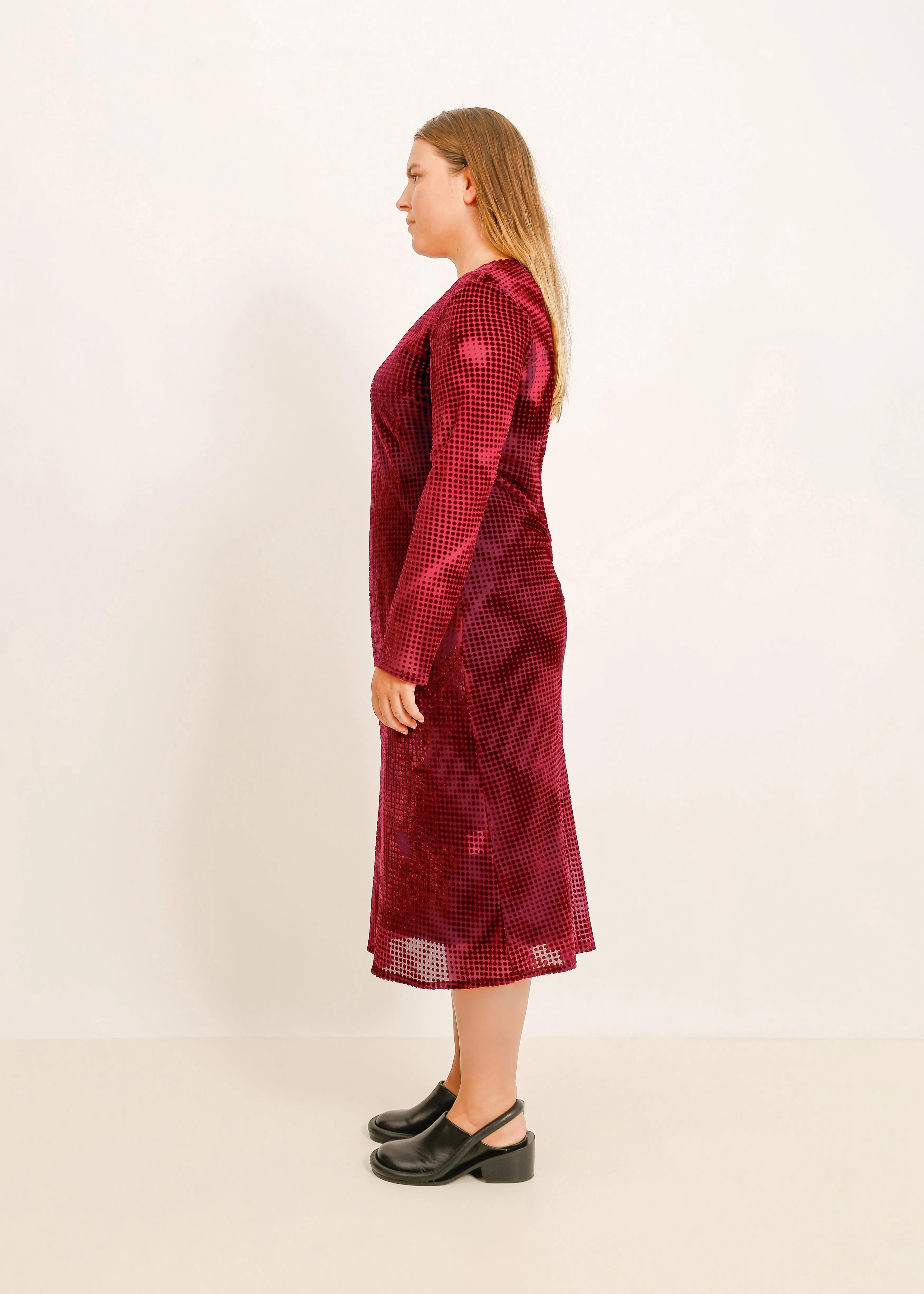 W24 | ADRIAN DRESS / BLOOD RED