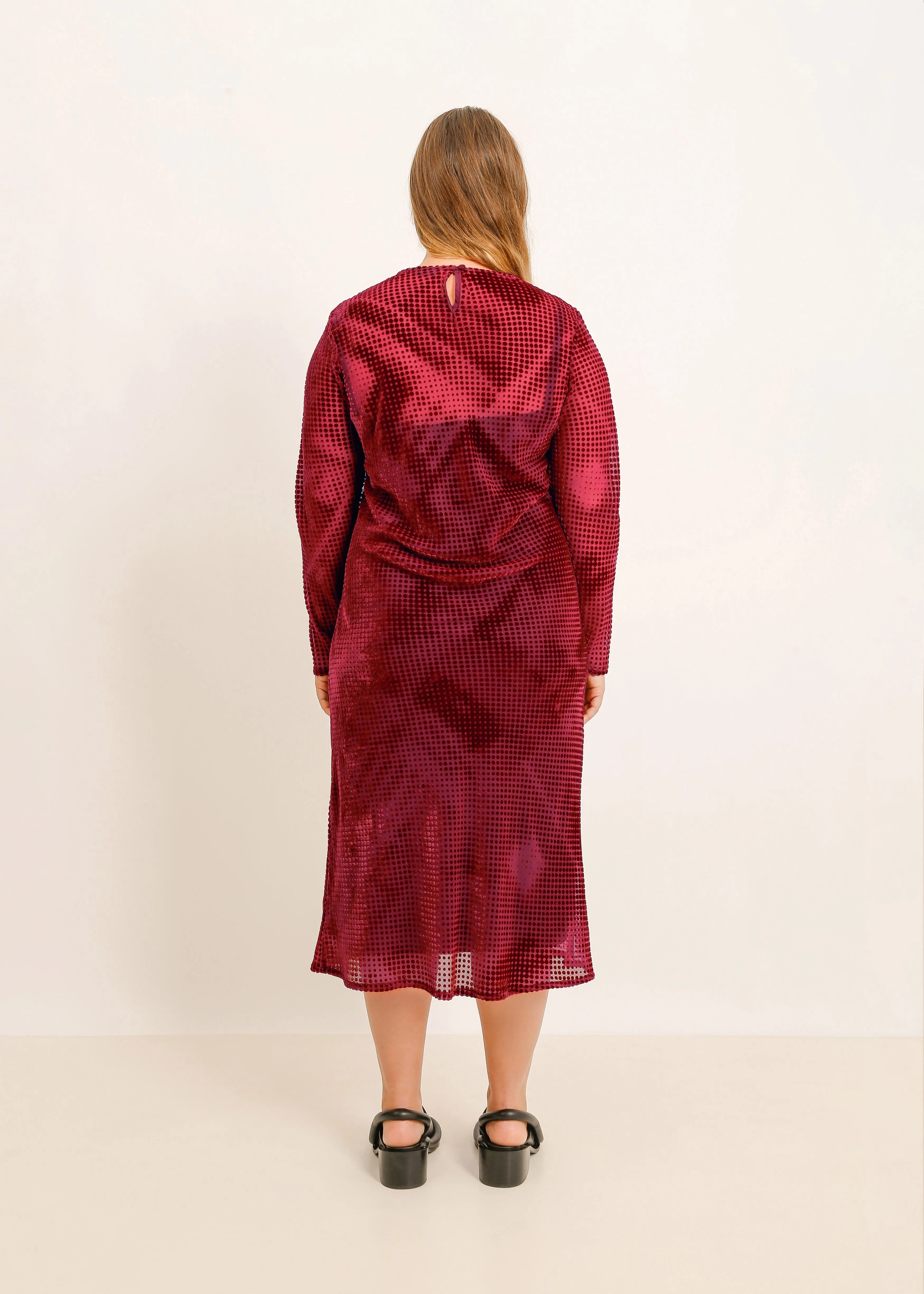 W24 | ADRIAN DRESS / BLOOD RED