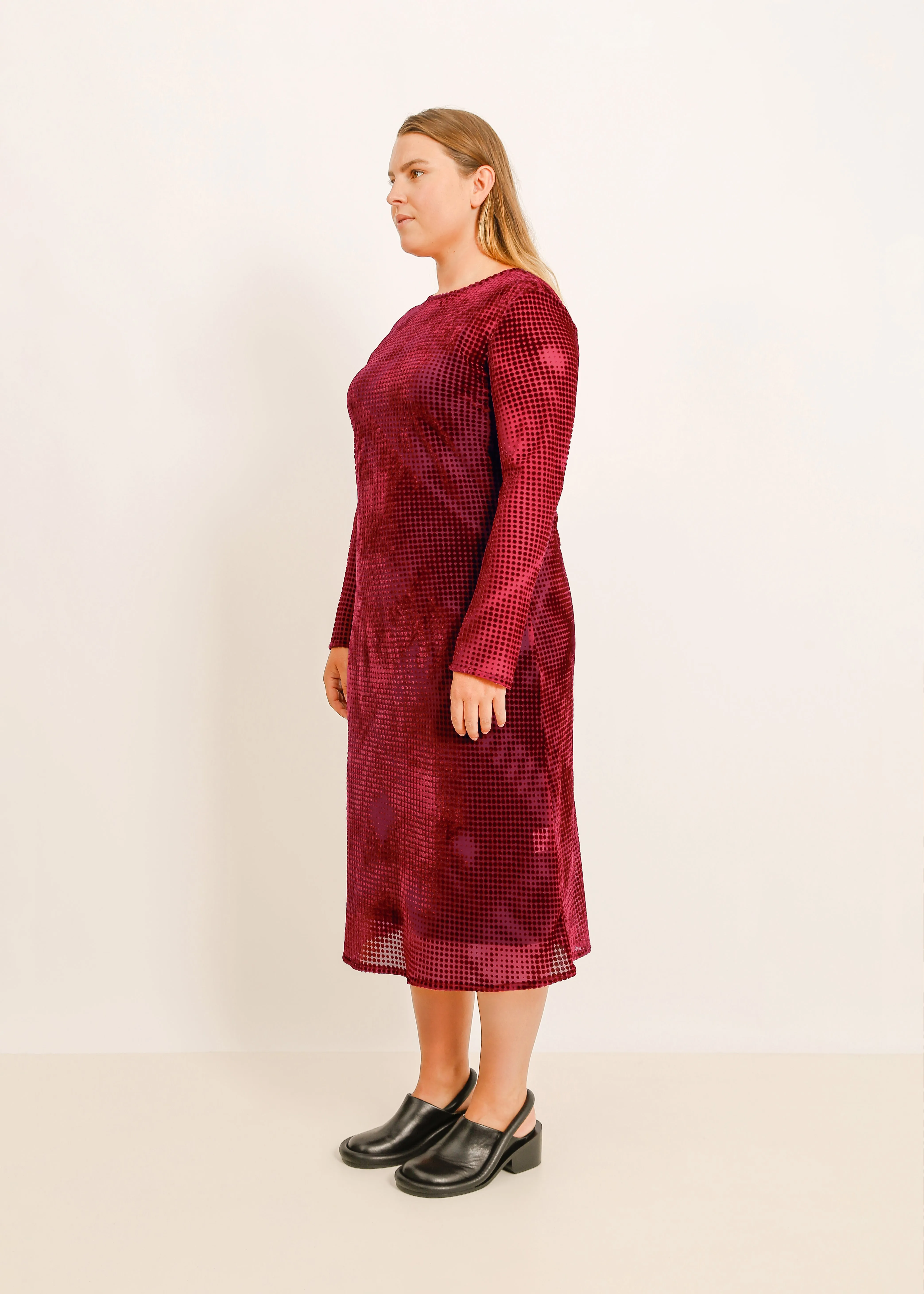 W24 | ADRIAN DRESS / BLOOD RED