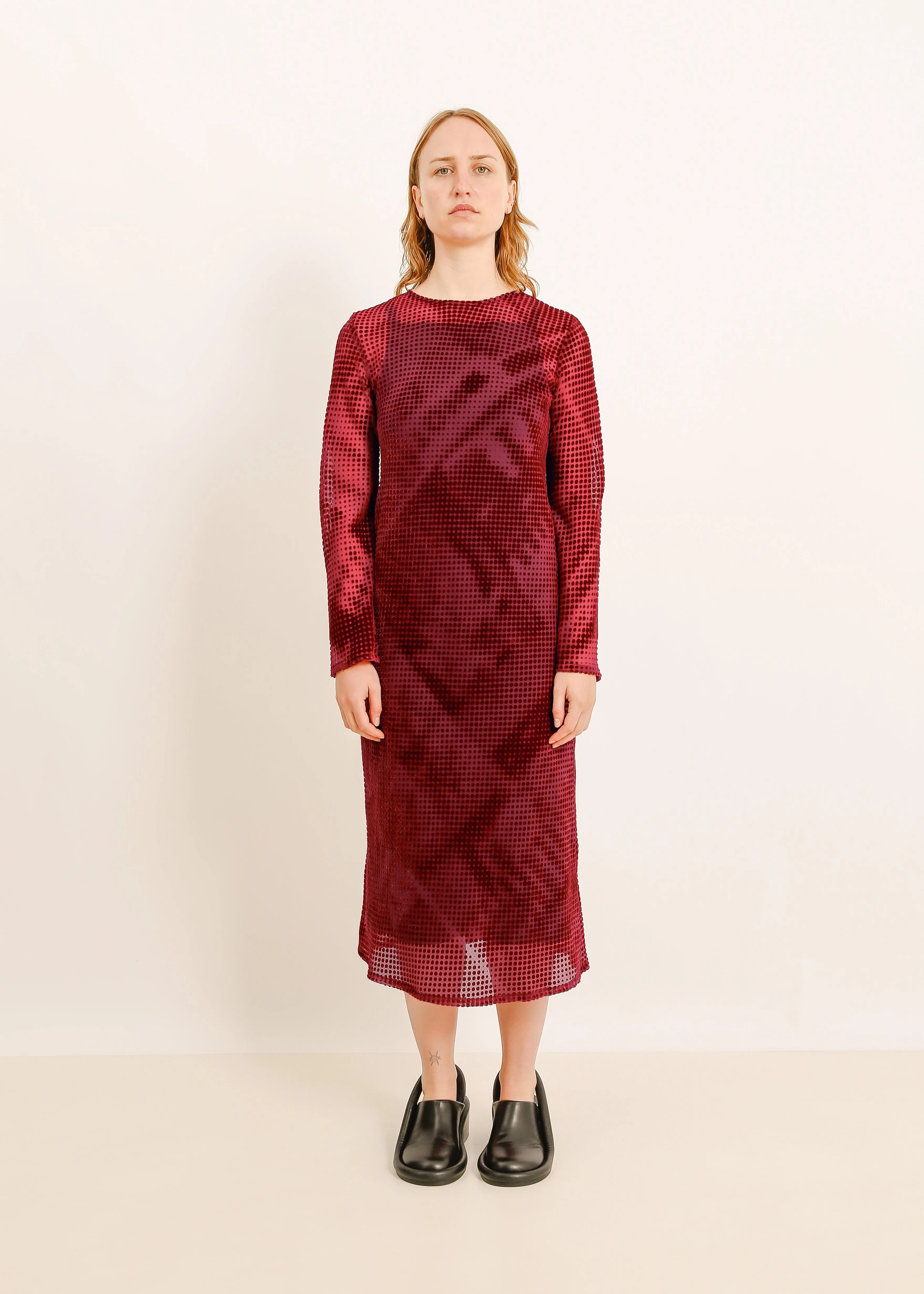 W24 | ADRIAN DRESS / BLOOD RED