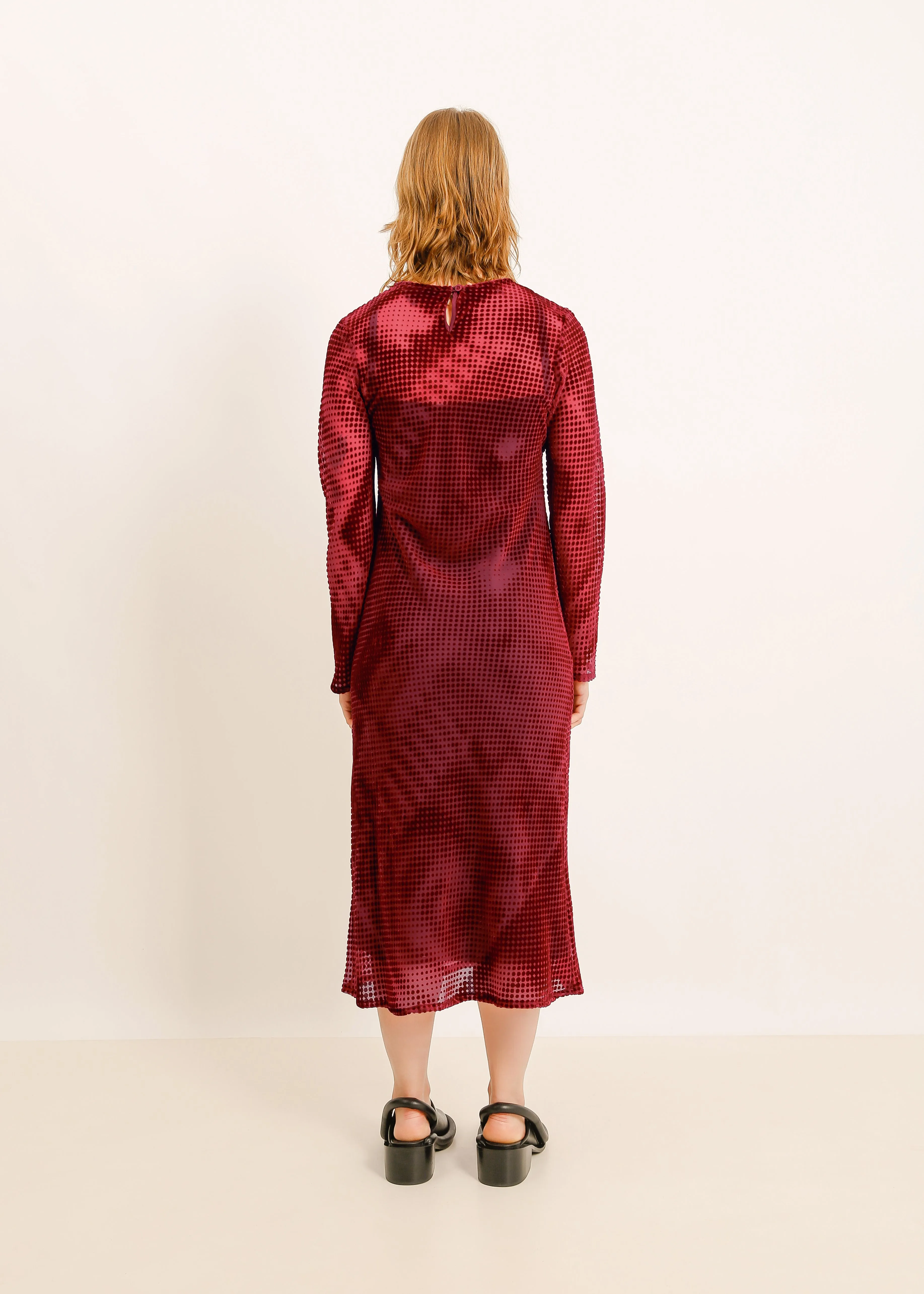 W24 | ADRIAN DRESS / BLOOD RED