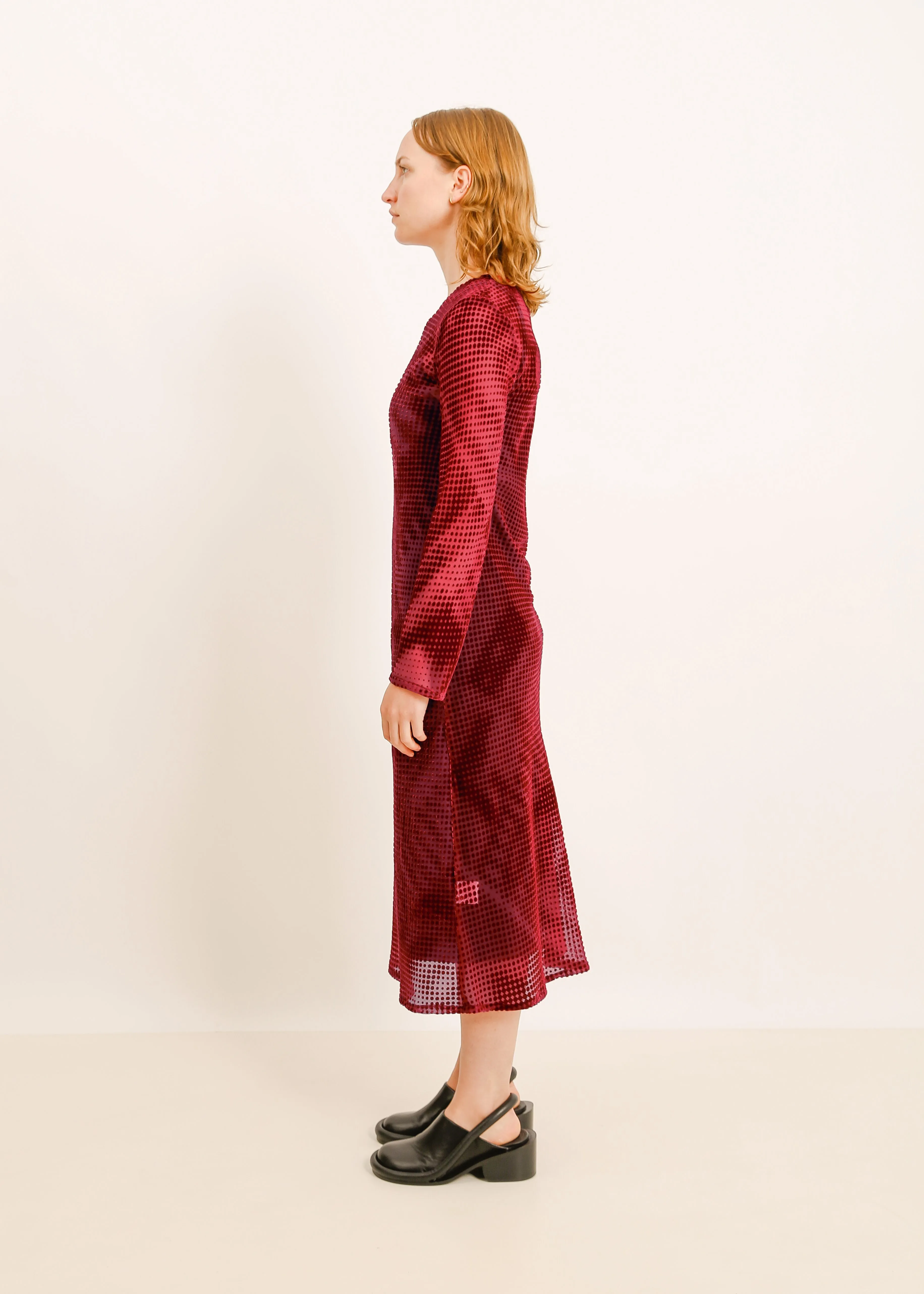 W24 | ADRIAN DRESS / BLOOD RED