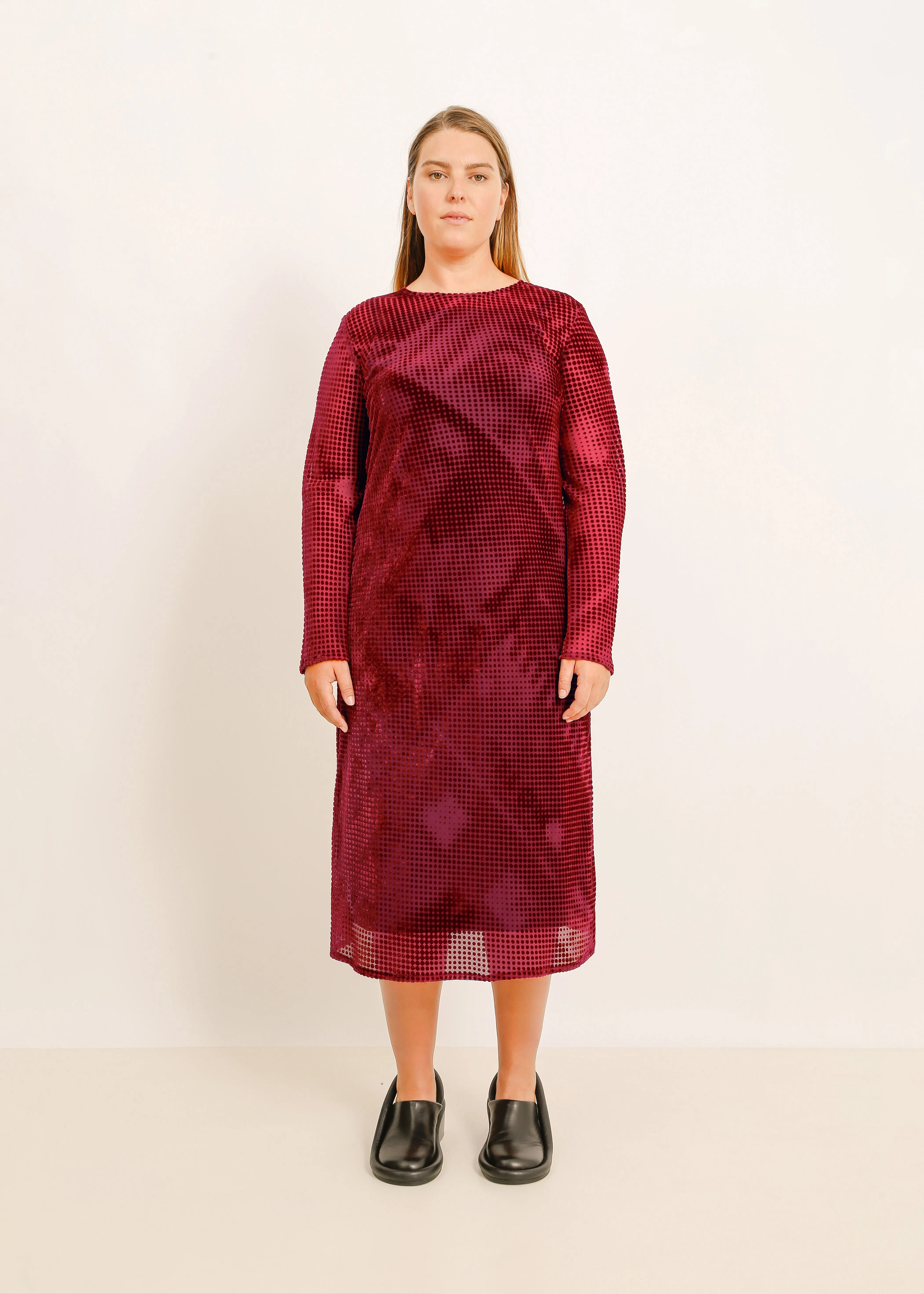 W24 | ADRIAN DRESS / BLOOD RED