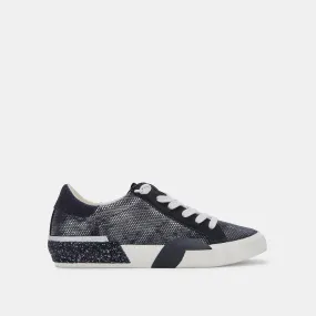 ZINA SNEAKERS GUNMETAL LEATHER