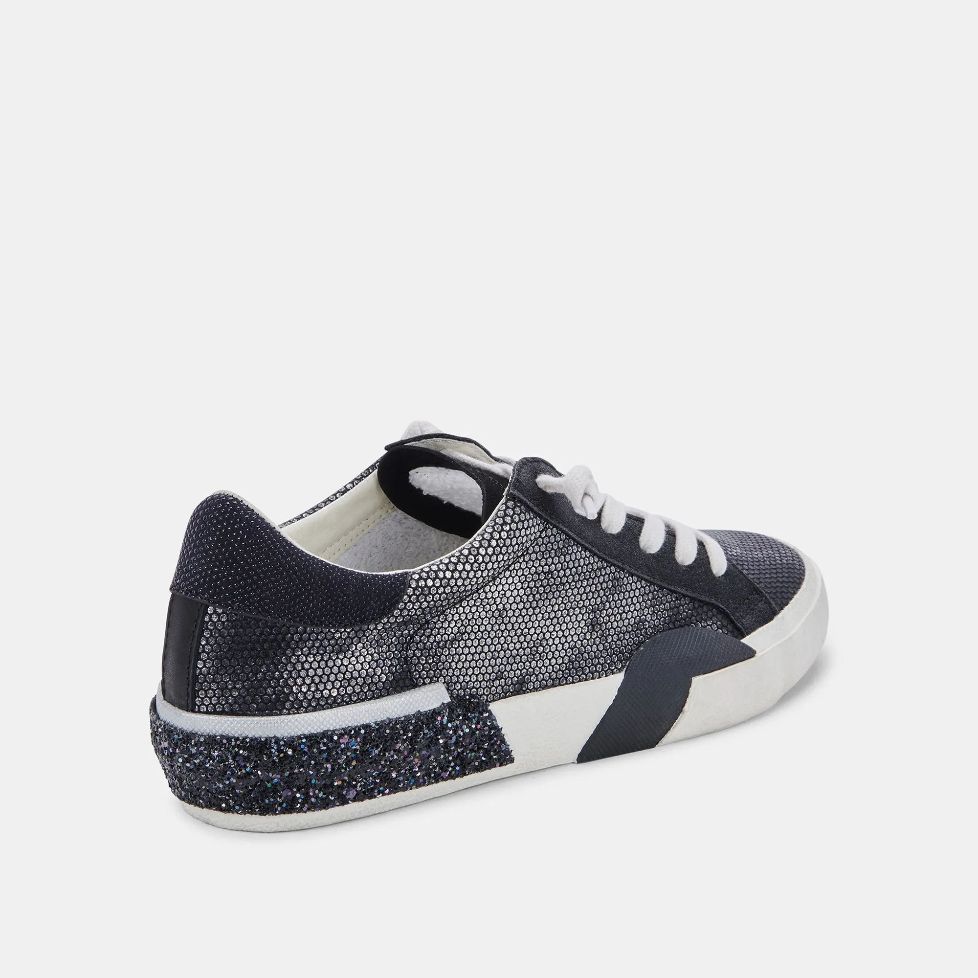 ZINA SNEAKERS GUNMETAL LEATHER