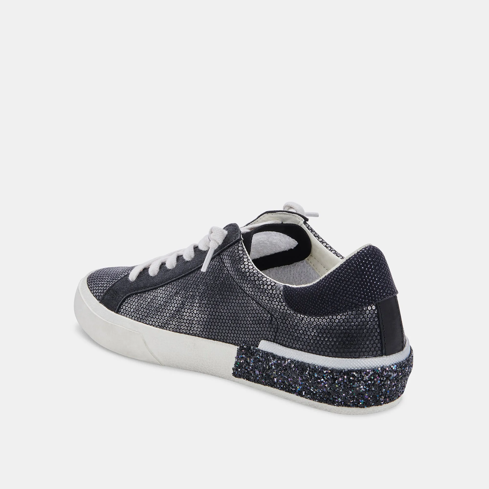 ZINA SNEAKERS GUNMETAL LEATHER